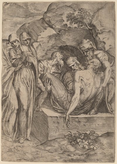 O sepultamento de Battista Angolo del Moro