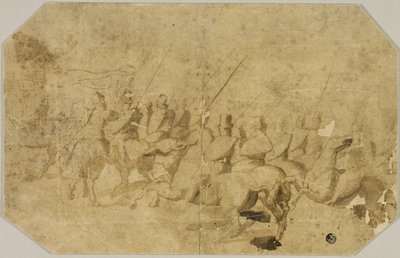 Uma Companhia de Cavaleiros de Battista Franco