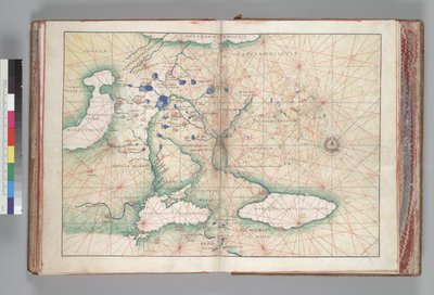 Mapa da Rússia de Battista Giovanni Agnese