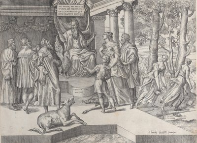 O juiz corrupto, 1565-73. de Battista del Moro