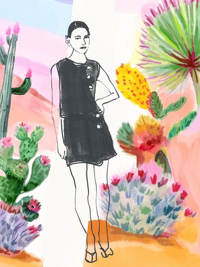 Estilo de Moda do Deserto de Beate Tubach