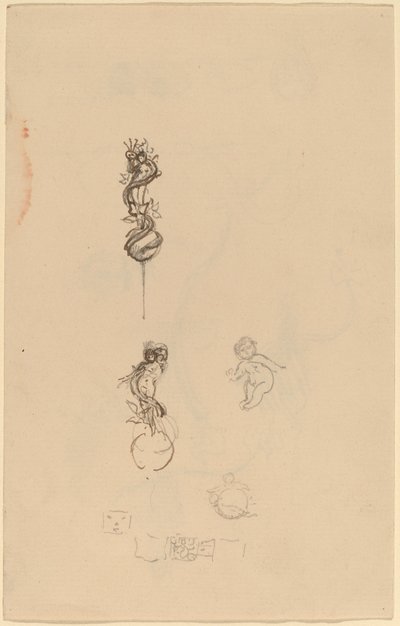 Estudos para Design de Joias [reto] de Beatrice Godwin Whistler