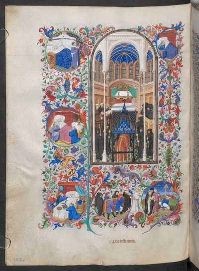 Horas de Viena: Ofício dos mortos de Bedford Master