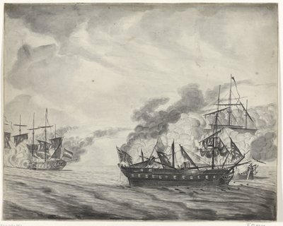 Batalha Naval de Cádis, 1781 de Beekman