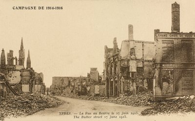 A rua na guerra, 27 de junho de 1915 de Belgian Photographer