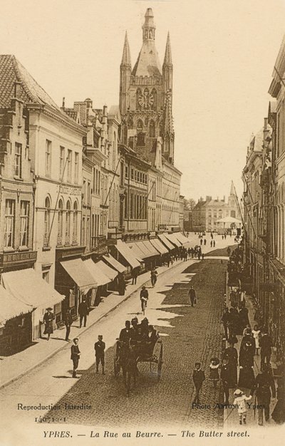 A rua no Buerre, Ypres de Belgian Photographer