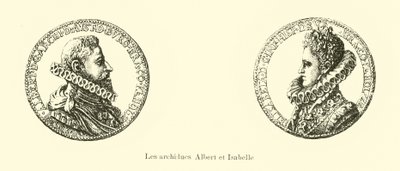 Albert VII, arquiduque da Áustria e Isabella de Espanha, governadores dos Países Baixos espanhóis de Belgian School