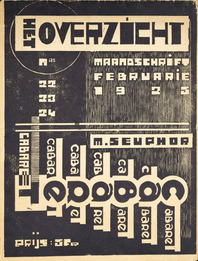 Capa da revista "Hetoverzicht", c. 1921-1925 de Belgian School