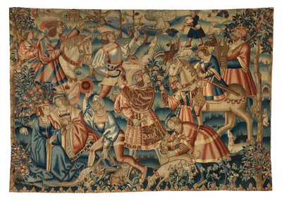 Tapeçaria, Mês de abril, de Tournai de Belgian School