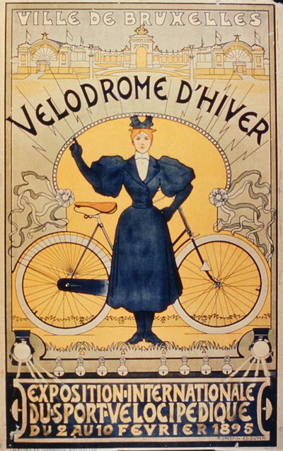 Ciclovia de Inverno, Exposição Internacional de Velocipede Sports Brussels, de 2 a 10 de fevereiro de 1895 de Belgian School