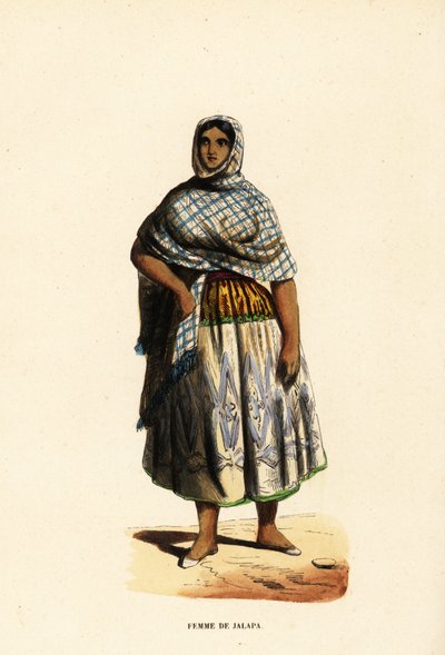 Mulher da cidade de Xalapa, Veracruz, México de Belgian School