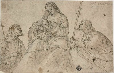 Virgem e Menino com os Santos João Batista e Roch de Benedetto Carpaccio