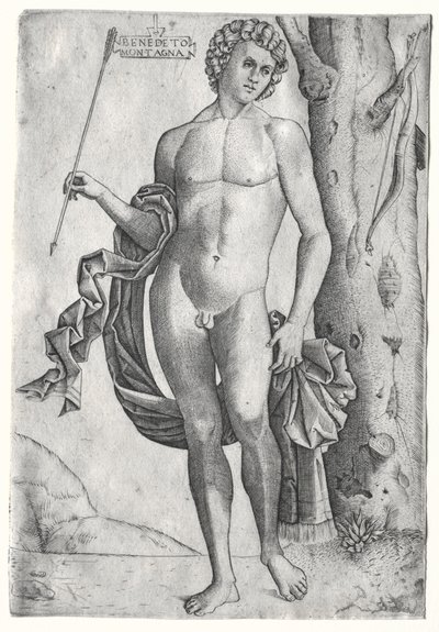Homem com uma flecha, c. 1515 de Benedetto Montagna