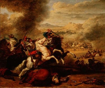 Cavaleiros em Combate de Benigne Gagnereaux