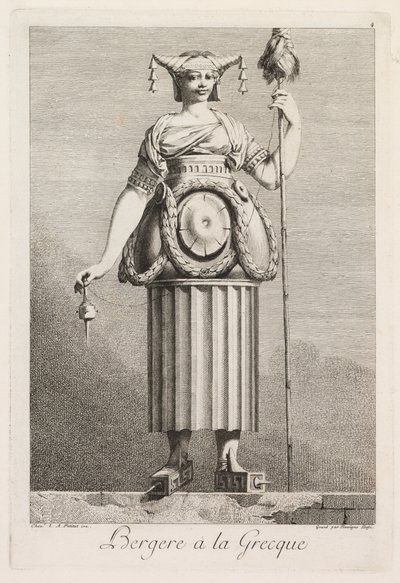 Máscara Grega: Pastora Grega (ilustração 4) de Benigno Bossi