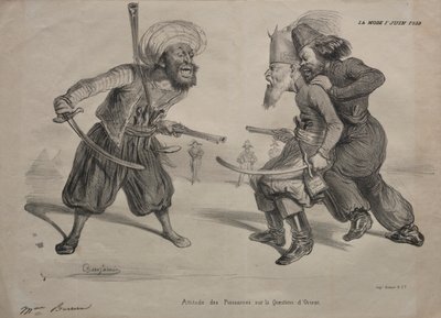 Posições de poder sobre a questão do Oriente de Benjamin (Benjamin Roubaud)