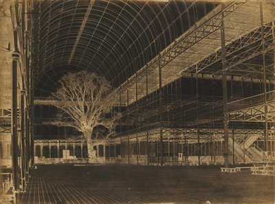 Palácio de Cristal, Hyde Park, Transepto, 1852. de Benjamin Brecknell Turner