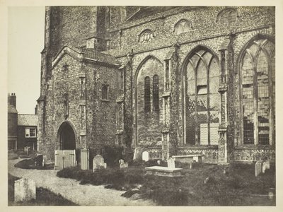 Lado sul da igreja de Cromer de Benjamin Brecknell Turner