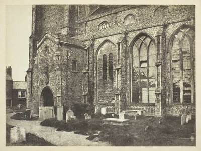 Southside da Igreja Cromer, c. década de 1850. de Benjamin Brecknell Turner