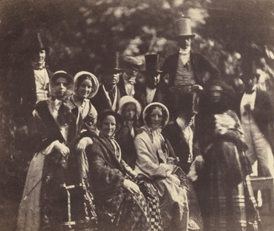 Grupo de casamento, c. 1852 ou 1853. de Benjamin Brecknell Turner