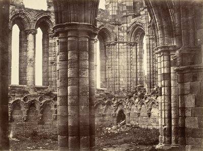 Whitby Abbey, Yorkshire, North Transept de Benjamin Brecknell Turner