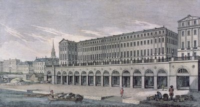 Os edifícios chamados Adelphi, Londres, 1771 de Benjamin Green
