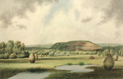 West Rock, New Haven, Connecticut, c.1854-60 (wc no papel) de Benjamin H. Coe