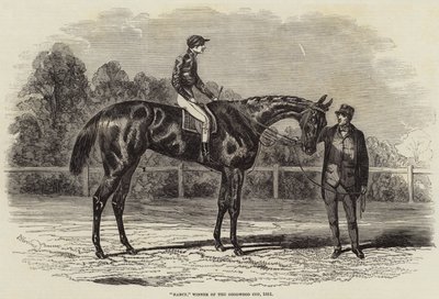 Nancy, vencedora do Goodwood Cup, 1851 de Benjamin Herring