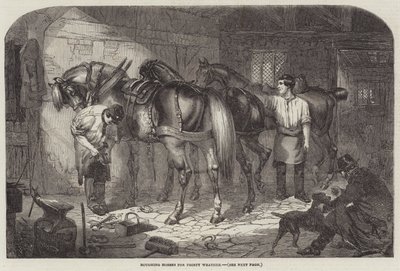 Cavalos ásperos para clima gelado de Benjamin Herring