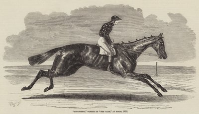 Cantora, Vencedor do The Oaks, na Epsom, 1852 de Benjamin Herring