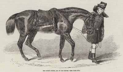 O cavalo do duque, liderado por seu noivo de Benjamin Herring