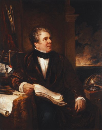 Retrato do Capitão Sir John Ross de Benjamin Rawlinson Faulkner