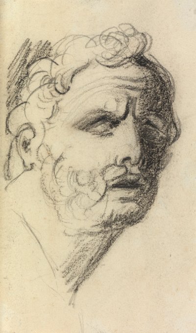 Estudo do Retrato de um Homem de Benjamin Robert Haydon