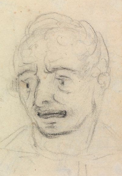 Retrato Estudo da Expressão Facial de um Homem de Benjamin Robert Haydon