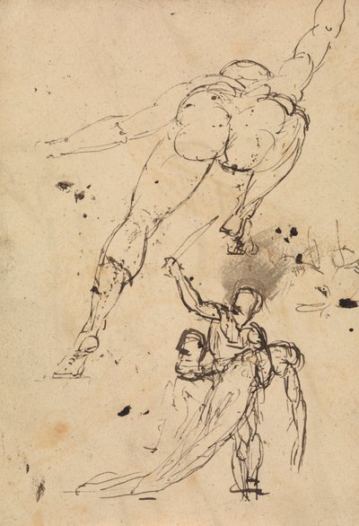 Estudo para Hercules e Persephone de Benjamin Robert Haydon