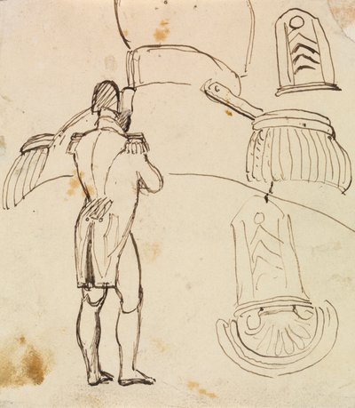 Estudo para Napoleão Bonaparte de Benjamin Robert Haydon
