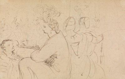 Estudo de figuras sentadas de Benjamin Robert Haydon