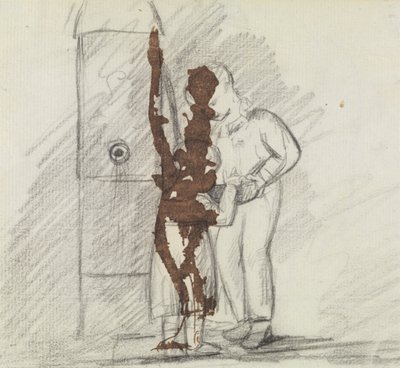 Estudo de Dois Números Juntos de Benjamin Robert Haydon