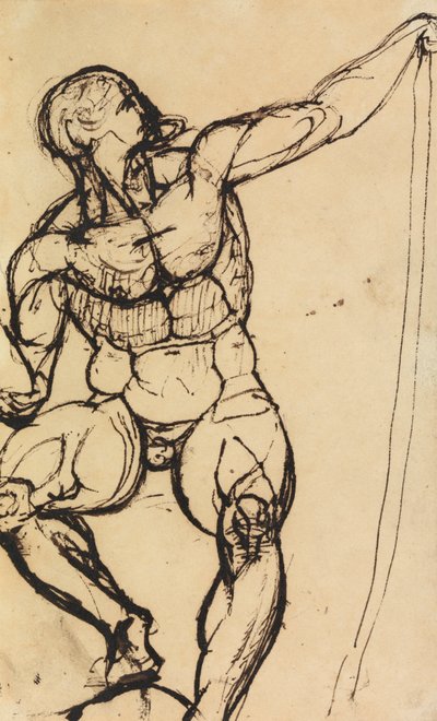 Estudo de um Nu Masculino de Benjamin Robert Haydon