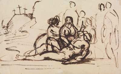 Estudo da Pieta de Benjamin Robert Haydon