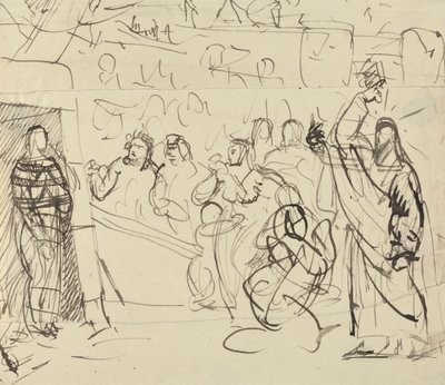Estudo da Ressurreição de Lázaro de Benjamin Robert Haydon
