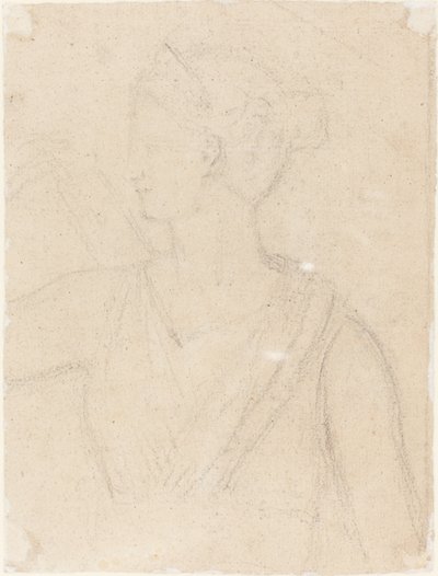 Estudo da Estátua de Diana no Vaticano [verso] de Benjamin Robert Haydon