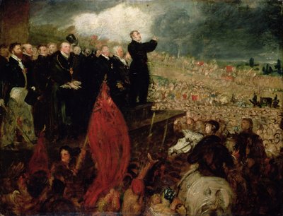 A Reunião dos Sindicatos em Newhall Hill, Birmingham, 16 de maio de 1832 de Benjamin Robert Haydon