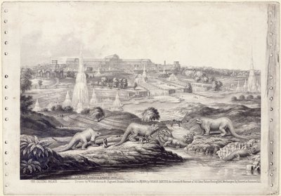O palácio de cristal de Benjamin Waterhouse Hawkins