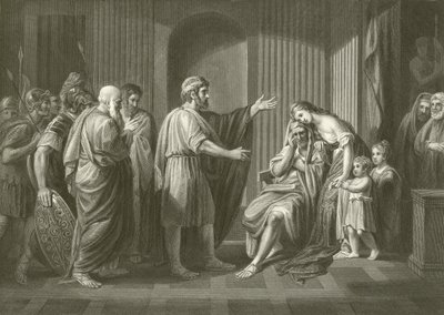 Banimento de Cleombrotus de Benjamin West