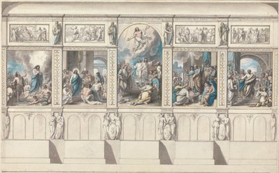 Desenho para um Muro da Capela da Religião Revelada de Benjamin West
