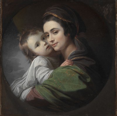 Elizabeth Shewell West e seu filho, Raphael, c.1770 (óleo sobre tela) de Benjamin West