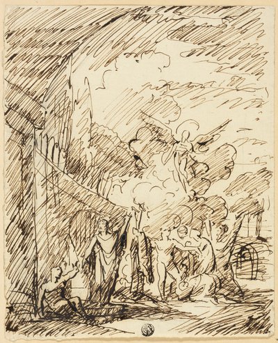 Figuras em Paisagem de Benjamin West