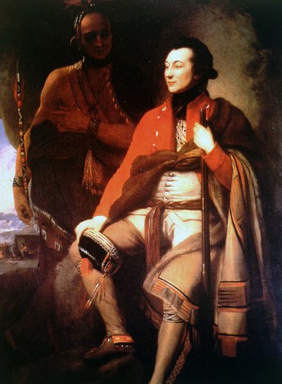 Guy Johnson (óleo sobre tela) de Benjamin West