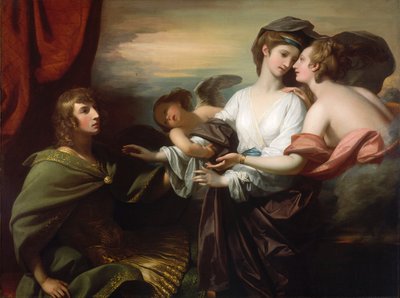 Helen trazida para Paris de Benjamin West